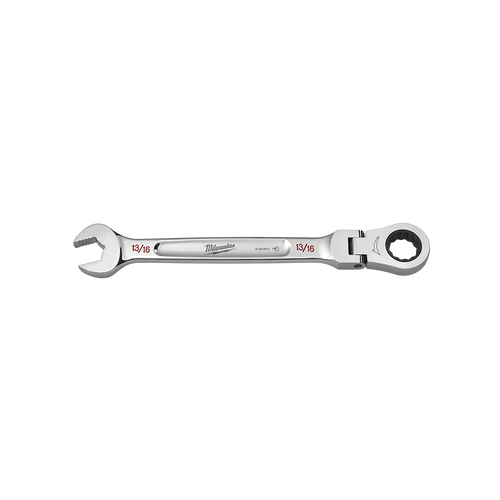 13/16 SAE FLEX-HEAD RATCHETING COMBO WRENCH