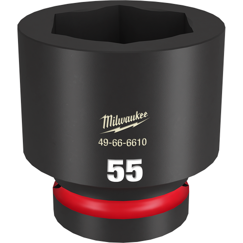 1\" DRIVE 55MM STD 6 POINT SHOCKWAVE IMPACT SOCKET