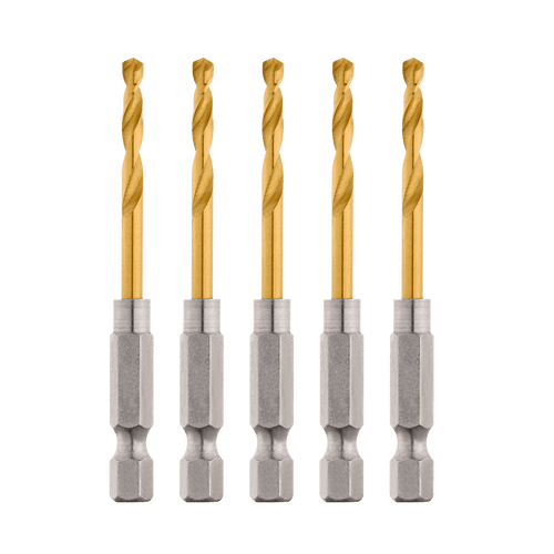 5PK SHOCKWAVE 3.2MM RED HELIX TITANIUM DRILL BIT