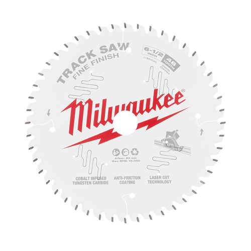165MM X 48T FINE FINISH WOOD TRACK SAW BLADE