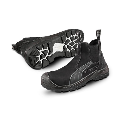 SZ 10 BLACK TANAMI PULL ON SAFETY BOOT