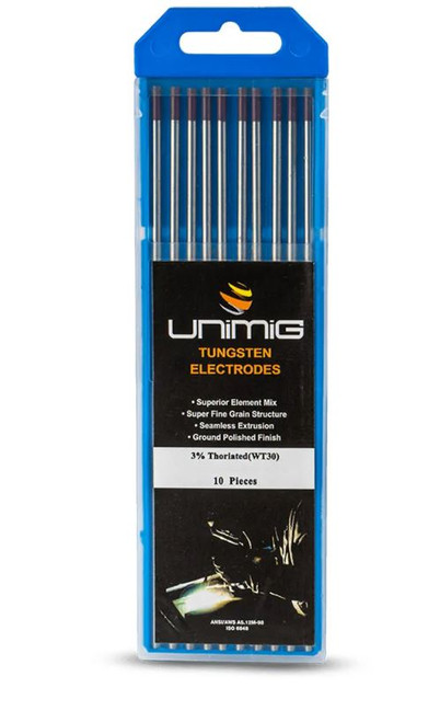 10PK 2.4MM PURPLE T3 TUNGSTEN ELECTRODES