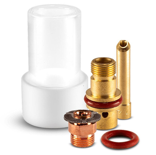 2.4MM GAS LENS SHORT TIG TORCH PYREX KIT