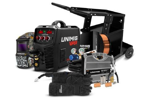 (O) KUMJRVM185 VIPER 185 MULTI MIG/TIG/STICK WELDER & ACC PK