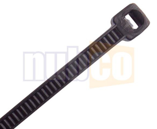 370X7.6MM 100PK H/DUTY BLACK NYLON CABLE TIES