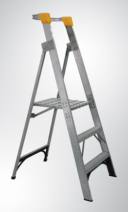 3 STEP PLATFORM LADDER ALUM 150KG IND