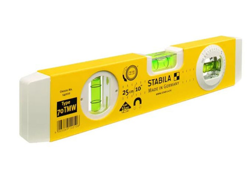250MM MAGNETIC 3VIAL TORPEDO LEVEL