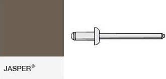 AS4-3 ALUMINIUM / STEEL RIVETS JASPER 100PK