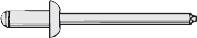 AA4-4 ALL ALUMINIUM RIVETS 1000PK