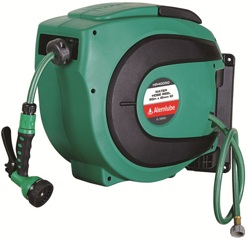 12MMX20M RETRACTABLE GARDEN HOSE REEL