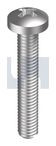 5/16X2 BSW PAN PHILLIPS METAL THREAD S/S 304