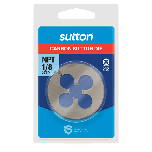 3/4\" 14TPI NPT 2\"OD CHROME BUTTON DIE