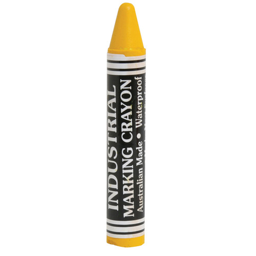 YELLOW INDUSTRIAL ANDY CRAYONS (BOX OF 12)