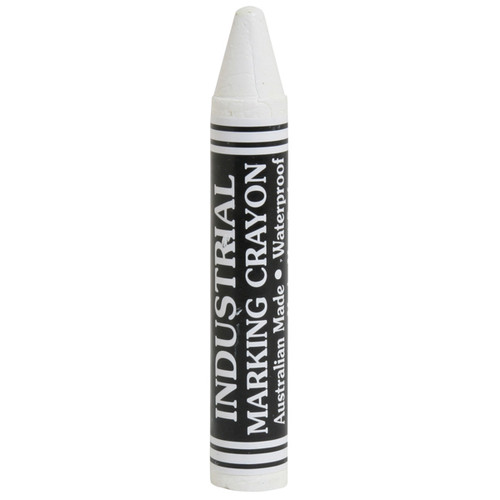 WHITE INDUSTRIAL ANDY CRAYONS (BOX OF 12)