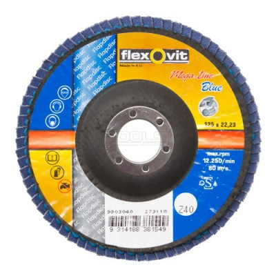 125MM ZIRCONIA FLAP DISC 40 GRIT