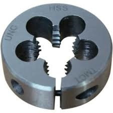 CHROME BUTTON DIE  6MMX1MM METRIC COARSE