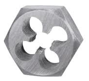 CHROME DIE NUT CON. 25MMX1.5MM METRIC FINE