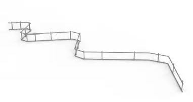 25PK 170MM X 2.0M DOUBLE MESH SNAKE WIRE