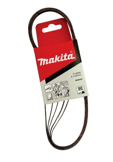 5PK 60G 533MMX9MM SANDING BELT T/S DBS180Z