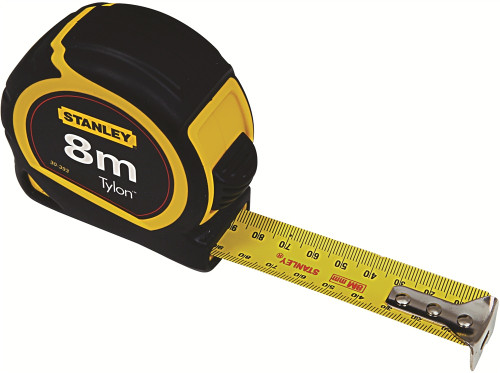 8MX25MM TYLON YELLOW TAPE MEASURE