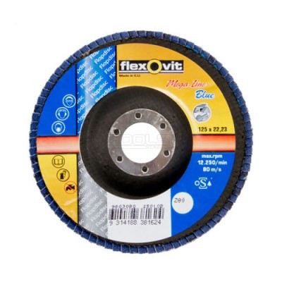 125MM ZIRCONIA FLAP DISC  80 GRIT