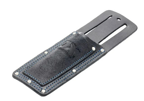 2 POCKET BLACK LEATHER CHISEL HOLDER