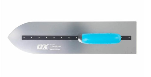 115X450MM S/S POINTED FINISHING TROWEL