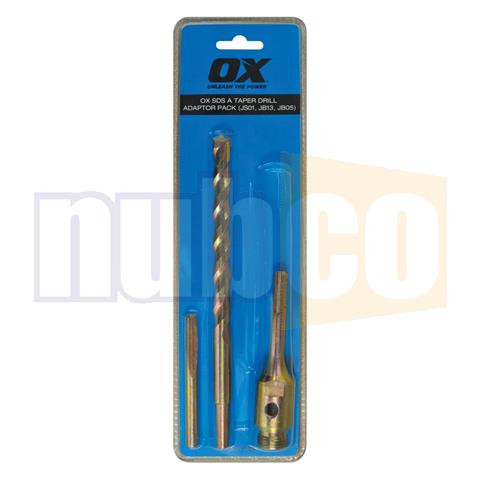 3PCE SDS DRILL ADAPTER T/S 1/2\" DRY CORE CUTTER