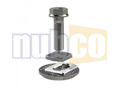 16MM ORBIPLATE SET WITH GALV BOLT