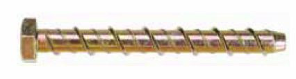 8X75MM HEX ANKASCREW Z/P WERCS