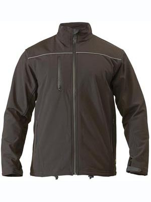 SOFT SHEL JACKET BLACK SIZE 6XL