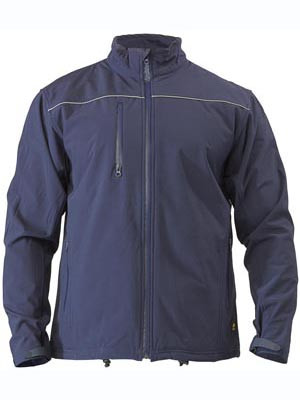SOFT SHELL JACKET NAVY SIZE 2XL