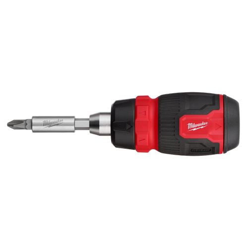 8-IN-1 RATCHETING COMPACT MULTI-BIT SCREWDRIVER