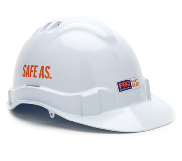 VENTED HARDHAT - WHITE AS/NZS 1801 APPROVED
