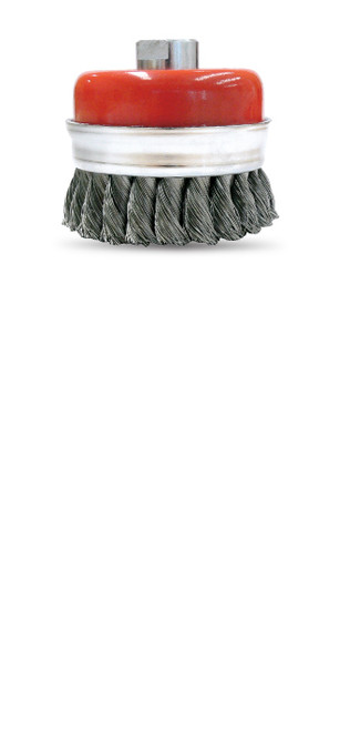 TWIST KNOT CUP BRUSH S/S - 14X2MM 1R 70MM