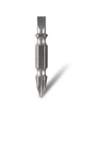 DOUBLE END DRIVER BIT-PHIL #2XSLOT 5MM