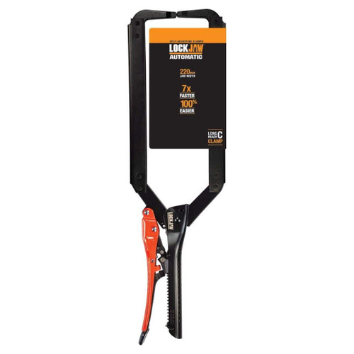 455MM (19\") EXTENDED REACH C-CLAMP LOCKING PLIER
