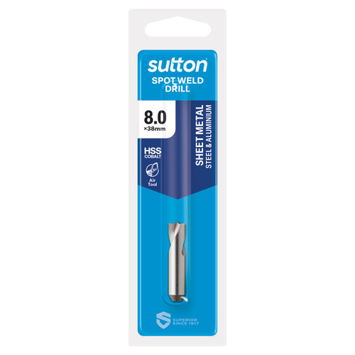 8X38MM 5PK COBALT SPOT WELD DRILL BIT