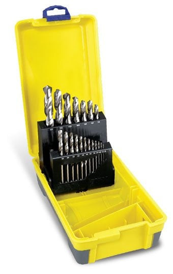 19PCE 1.00MM-13.00MM HSS DRILL SET