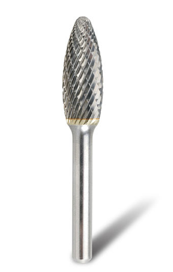 SH53 FLAME SHAPED BURR 3/16