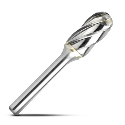 SC1NF CYLINDRICAL BALL NOSE NON-FERROUS BURR 1/4