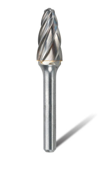SF1NF TREE RADIUS NOSE NON-FERROUS BURR 1/4