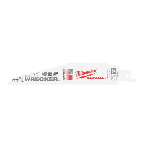 (O) 150MM 8TPI 5PK SAWZALL THE WRECKER RECIPRO SAW BLADES