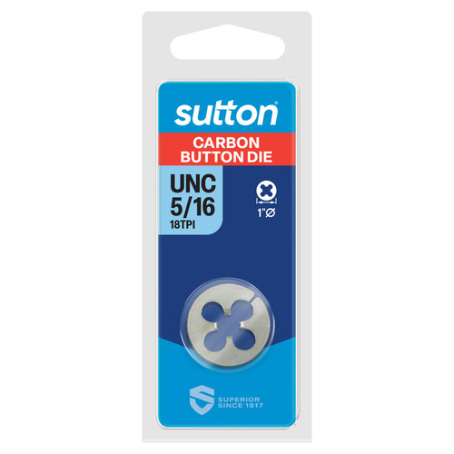 6G 32TPI UNC 1\"OD CHROME BUTTON DIE