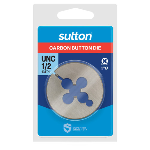 9/16\" 12TPI UNC 2\"OD CHROME BUTTON DIE