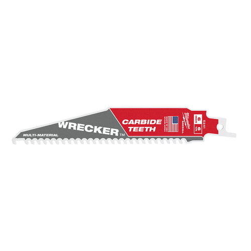 150MM THE WRECKER CARBIDE TEETH SAWZALL BLADE