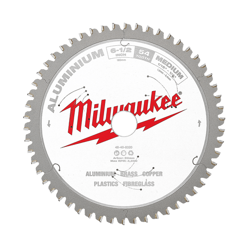 165MM (6-1/2\")  54T ALUMINIUM CIRC SAW BLADE