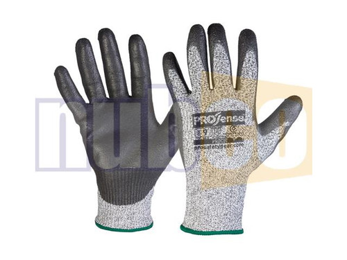 SZ.8 PROSENSE CUT 5 RESIST. GLOVES WITH PU PALM
