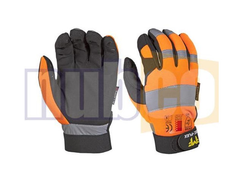 XL SES HI VIS SAFETY GLOVES