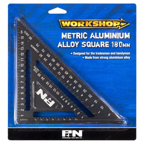 180MM METRIC ALUMINIUM ALLOY SQUARE